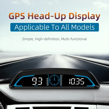 Digitális GPS HUD Egyetemes Head Up Display Sebességmérő 5,5