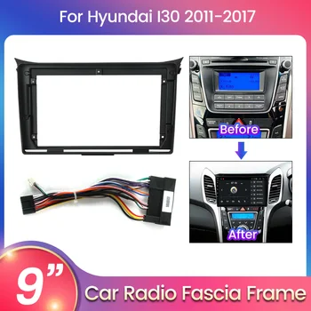 A Hyundai i30 Az Android autórádió Panel Fascia Keret Opcionális Tartozékok hálózati Kábel