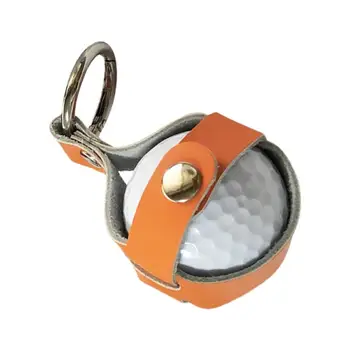 Mini Zsebében Golf Labda Táska Hordozható, Tartós Golf Öv Derék Táska Könnyű, Hordozható Bőr Golf Ujja A Golf Szerelmese