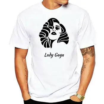 Lady Gaga Énekes Dísz Póló Design Unisex Férfi Női Szerelt Klasszikus Egyedi Póló