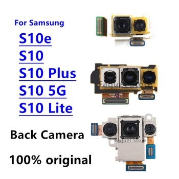 Eredeti Vissza a Hátsó Fő Kamera Samsung Galaxy S10 Plusz Lite G975F G975U G973F G973U S10E G970F 5G G977B G977U G977N G770F