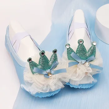 Balett Tipp Cipő Balett Cipő Lány Felnőtt Balett Lakások Nők Korona táncos Cipő Női Kényelmes, Elegáns Női Cipő