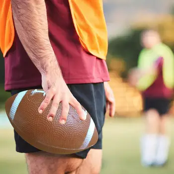 Amerikai Futball Csapat Játékok, Rögbi Labda, a Gyerekek, Felnőttek Tanítása Kertben