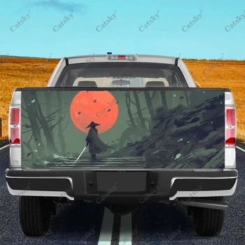 szamuráj ninja Autó matricák teherautó hátsó farok módosítás alkalmas teherautó a fájdalom csomagolás, tartozékok, autó matrica, matricák