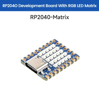 a Raspberry Pi RP2040-Mátrix Fejlesztési Tanács 5×5 RP2040 RGB LED Mátrix Alapján RP2040 Dual Core Processzor