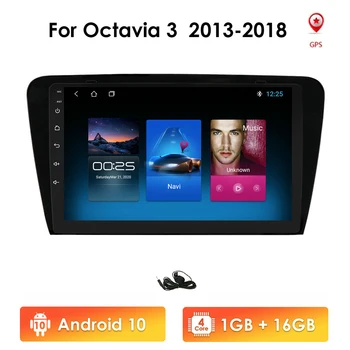 2 DIN Android autórádió Navigáció Skoda Octavia 3 A7 2013 - 2018 GPS Autó Sztereó Audio Multimédia Videó Lejátszó, RDS Carplay