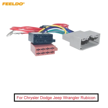 FEELDO Autó CD Rádió Audio ISO Kábelköteg Adapter ACC huzal Chrysler Dodge Jeep Wrangler Rubicon 2007+ ISO-Wire Kábel