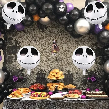 Halloween csontváz Koponyáját Jack léggömb halloween eve cosplay fél, bár színpadi kellék, fedett kerti terasz, dekoráció ajándék