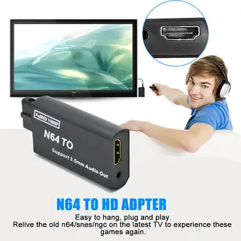 N64, Hogy -kompatibilis Átalakító Adapter Dugót, Majd A N64/snes/ -kompatibilis Adapter 3,5 mm-es Audio Kimenet R1g3