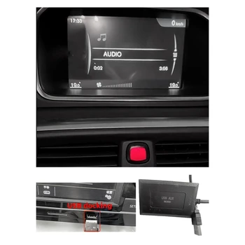Autós USB Interfész Terjeszkedés Aux Audio Bemenet Felület A Mercedes-Benz Volvo Autó a Peugeot Alkatrészek Tartozékok
