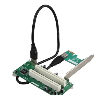Asztali PCI-Express PCI-E, Hogy a PCI Adapter Pcie Kártya Dual Pci Slot Bővítés Kártya, USB 3.0
