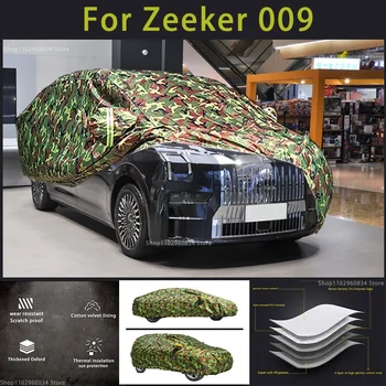 A Zeeker 009 Oxford autó fedezet Kültéri Védelem hótakaró Napernyő, Vízálló Porálló Terepszínű Autó fedezet