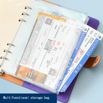 Utazási bélyegző check-in napló, multi-funkcionális laza levél jegy gyűjtemény könyv, utazás rekordok könyvébe.