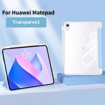 Akril Esetben A Huawei Matepad 11.5 2023 Levegő 11.5 10.4 2022 Pro 10.8 11 Pro 11 2022 A Tolltartó Folio Stand Burkolata