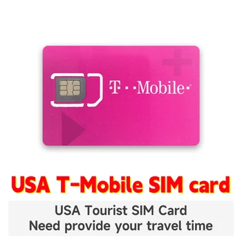 Korlátlan hívás/SMS/adatok Minket kártyás T-Mobile Mobiltelefon kártya 4G Internet adatok kártya 7-90 nap sim-kártya támogatja a esim