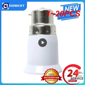 1~20DB, Hogy E27 Fehér LED Izzó Foglalat Adapter Átalakító Lámpa tartó Otthoni Stúdió, Fényképészeti Tűzálló Világítás
