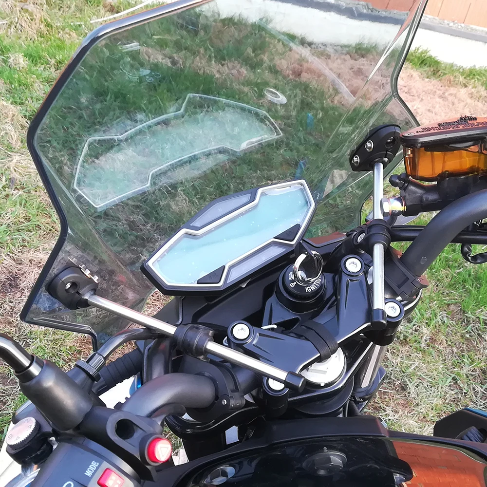 A Moto Guzzi BREVA 750 V7 Kő SE Univerzális Motoros Szélvédő Üveg Fedelét Képernyő Deflektor Motorkerékpár Tartozékok1