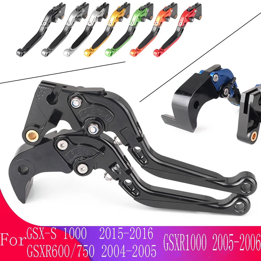 A Suzuki GSXR600/750 2006-2010 GSXR1000 2005-06 GSX-S1000 2015-2016 Motorkerékpár Összecsukható Kihúzható Féket Kezelni Kuplung Karok1