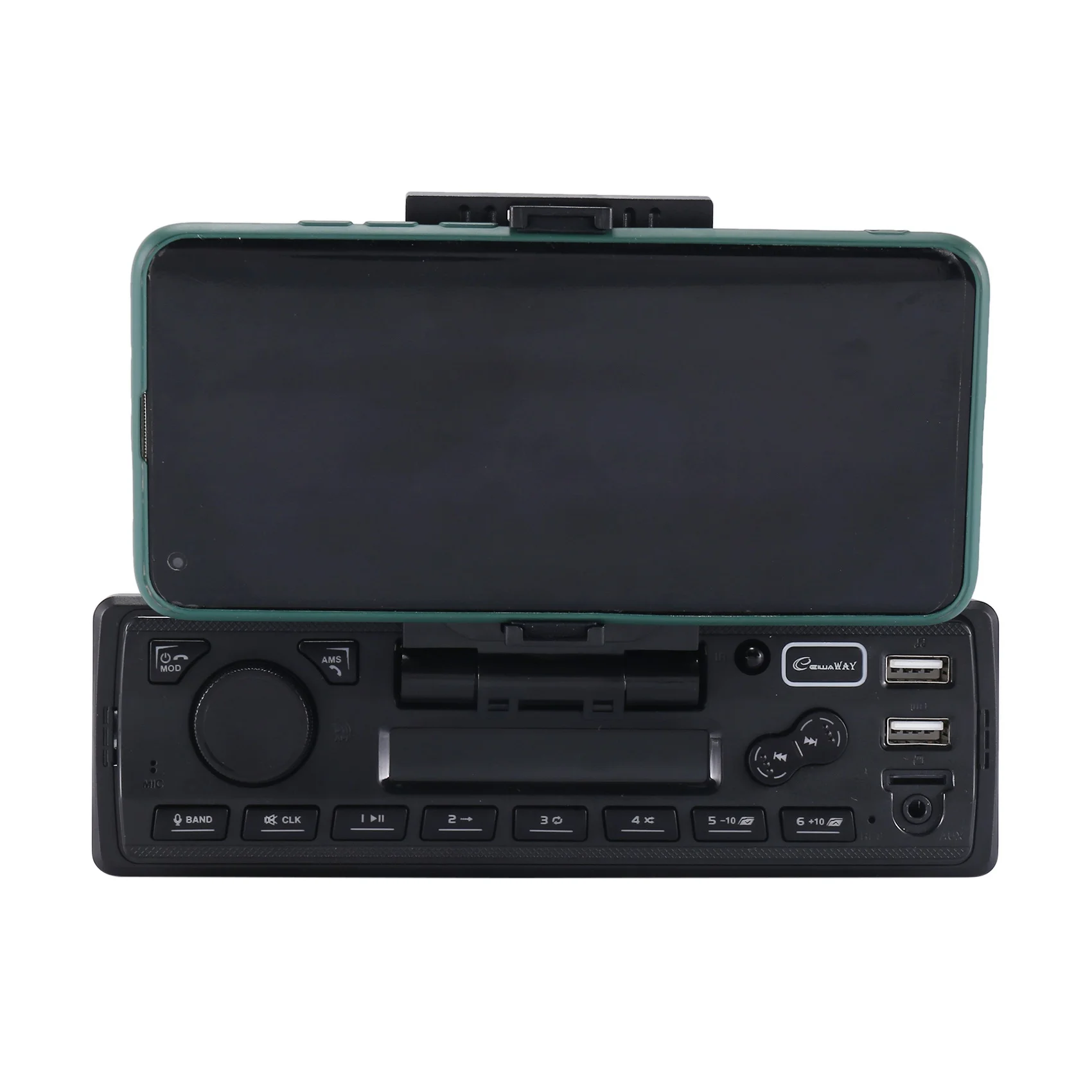 Autoradio 1 Din Rádió Bluetooth Autó AUX-IN MP3 Lejátszó FM USB Automatikus Sztereó Audio Sztereó Digitális Audio FM a Telefon tulajdonosa5