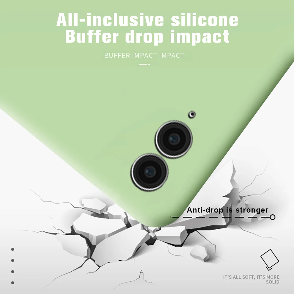 Samsung Galaxy Tab S9 FE Plusz Eset Smart Aludni Folyékony Szilikon Bőr Flip Cover TabS9FE S9FE+ 5G Mágneses Könyv-Állvány coque közelében5